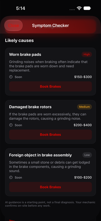 Torq AI symptom checker